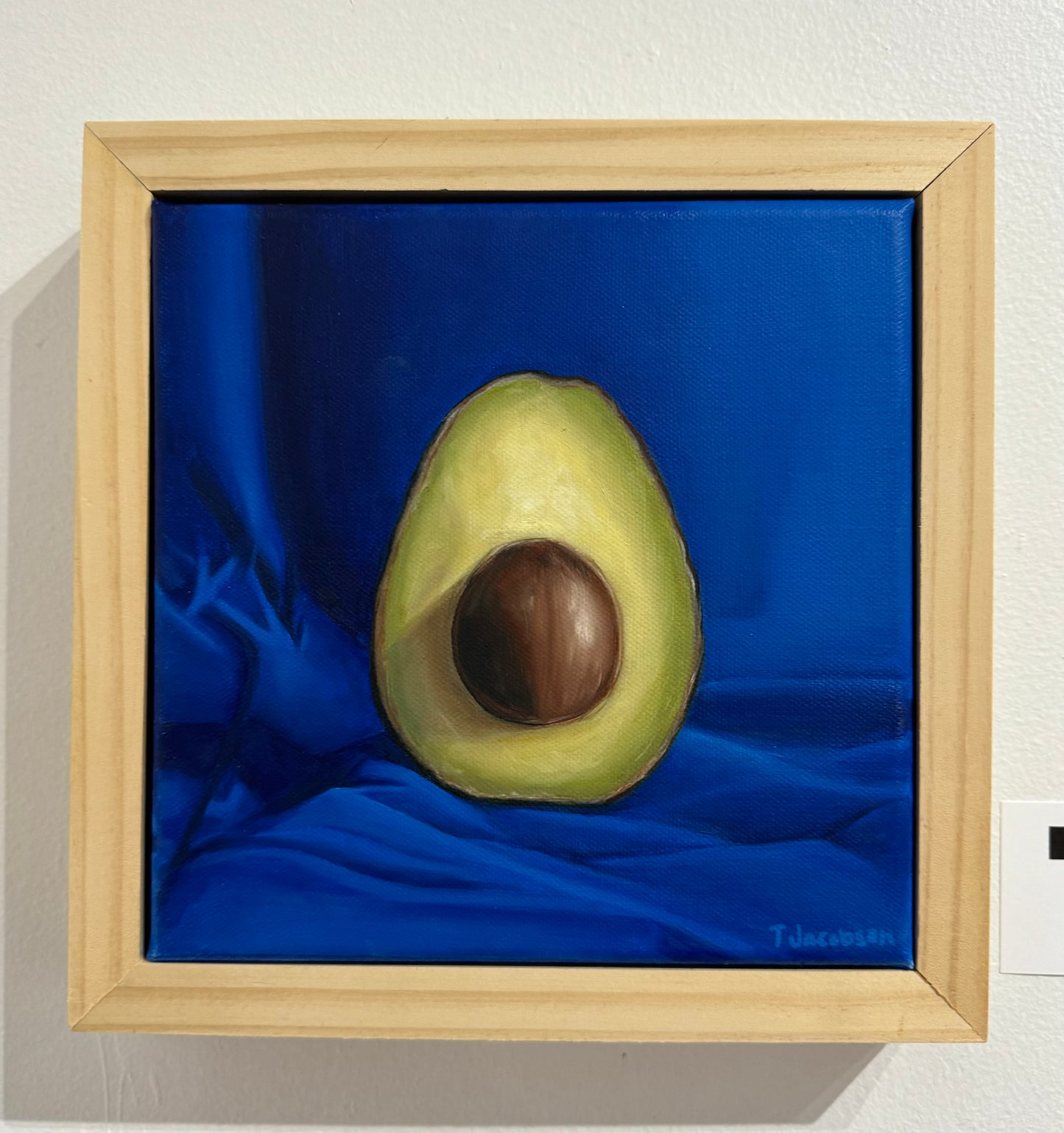 “Avocado Mini” Original Oil Painting 10”x10”